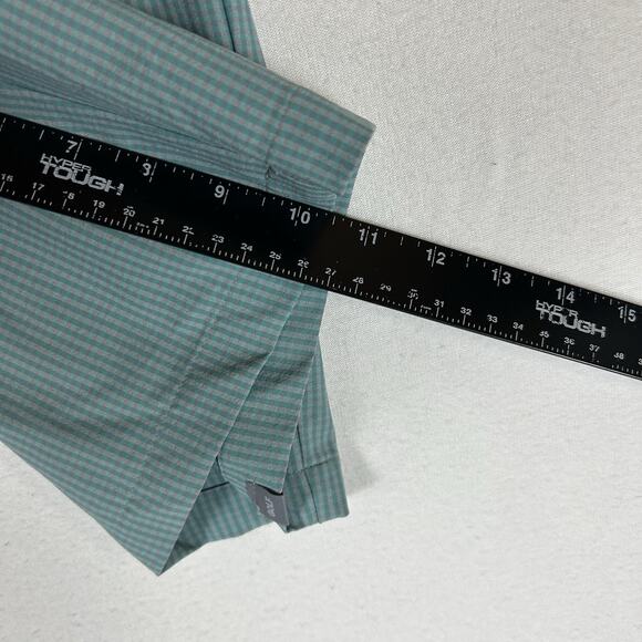 Adidas Golf Shorts Mens 32 Plaid Check Lightweight Performance Summer Breathable - Picture 10 of 11